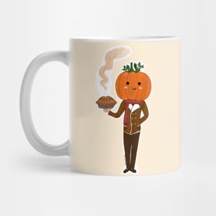 Mr. Pumpkin head sticker Mug